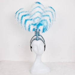Striped Feather Headdress | Headdress | Wiccan Center