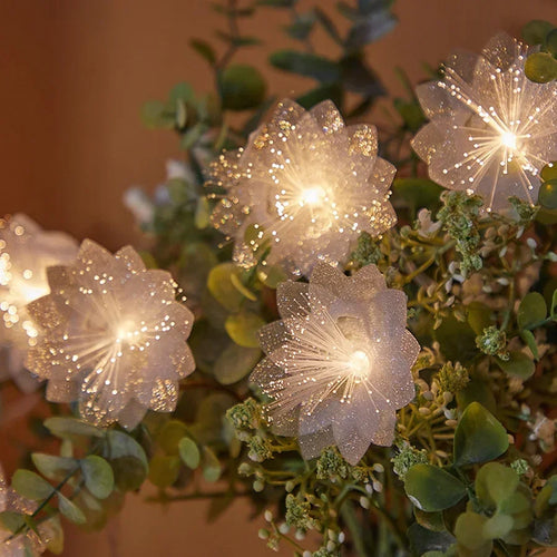 2/3M LED Fiber Optic Fairy Light Battery-operated Garland Christmas Decoration Party New Year's Decor Artificial Flowers Festoon | | Wiccan Center