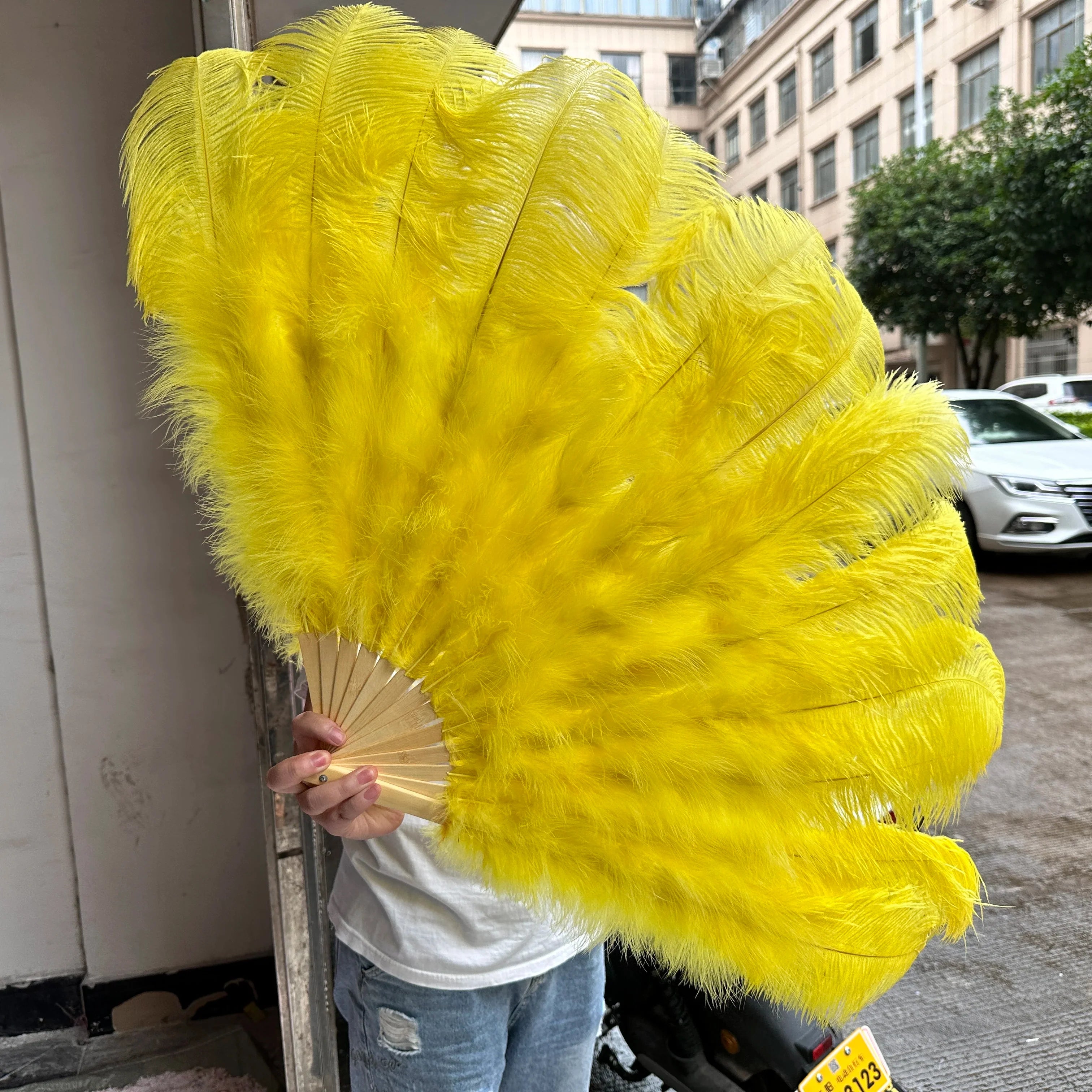 130CM Ostrich Feather Fans | Feather Fans | Wiccan Center