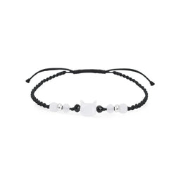 Moonstone Obsidian Cat Charm Bracelets | bracelets | Wiccan Center