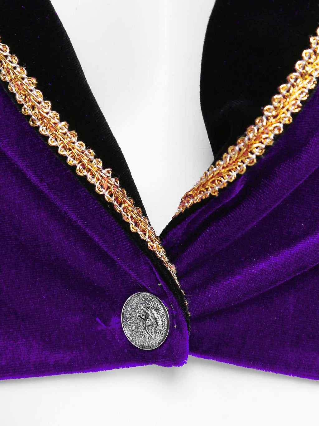 Velvet Circus Ringmaster Gold-Trimmed Swallow-Tail Blazer Coat | Jackets | Wiccan Center