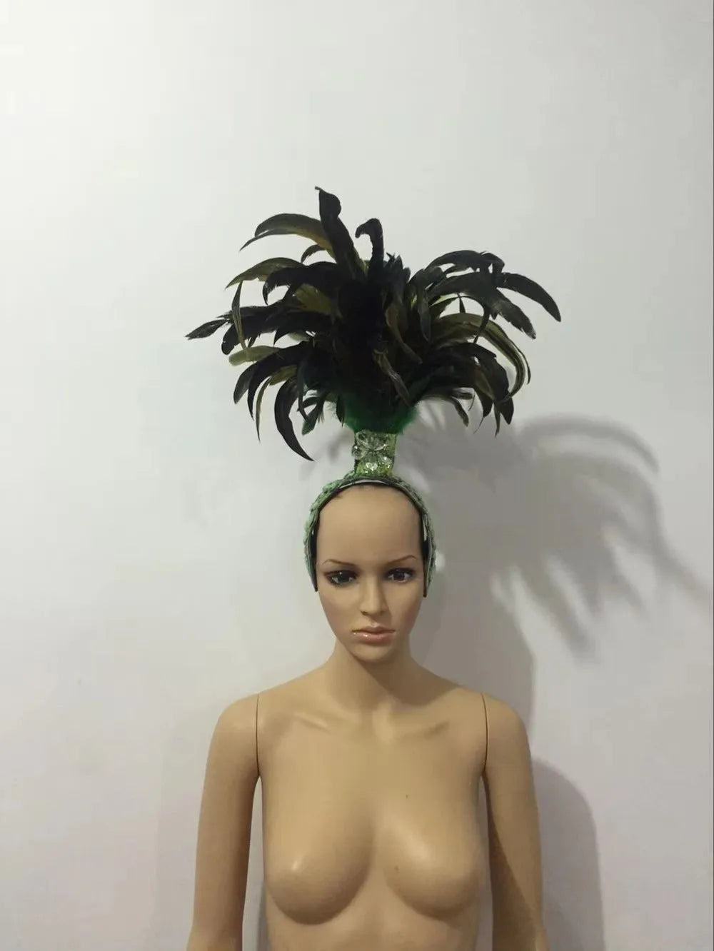 The Stardust Empress – Deluxe Feathered Samba & Carnival Crown