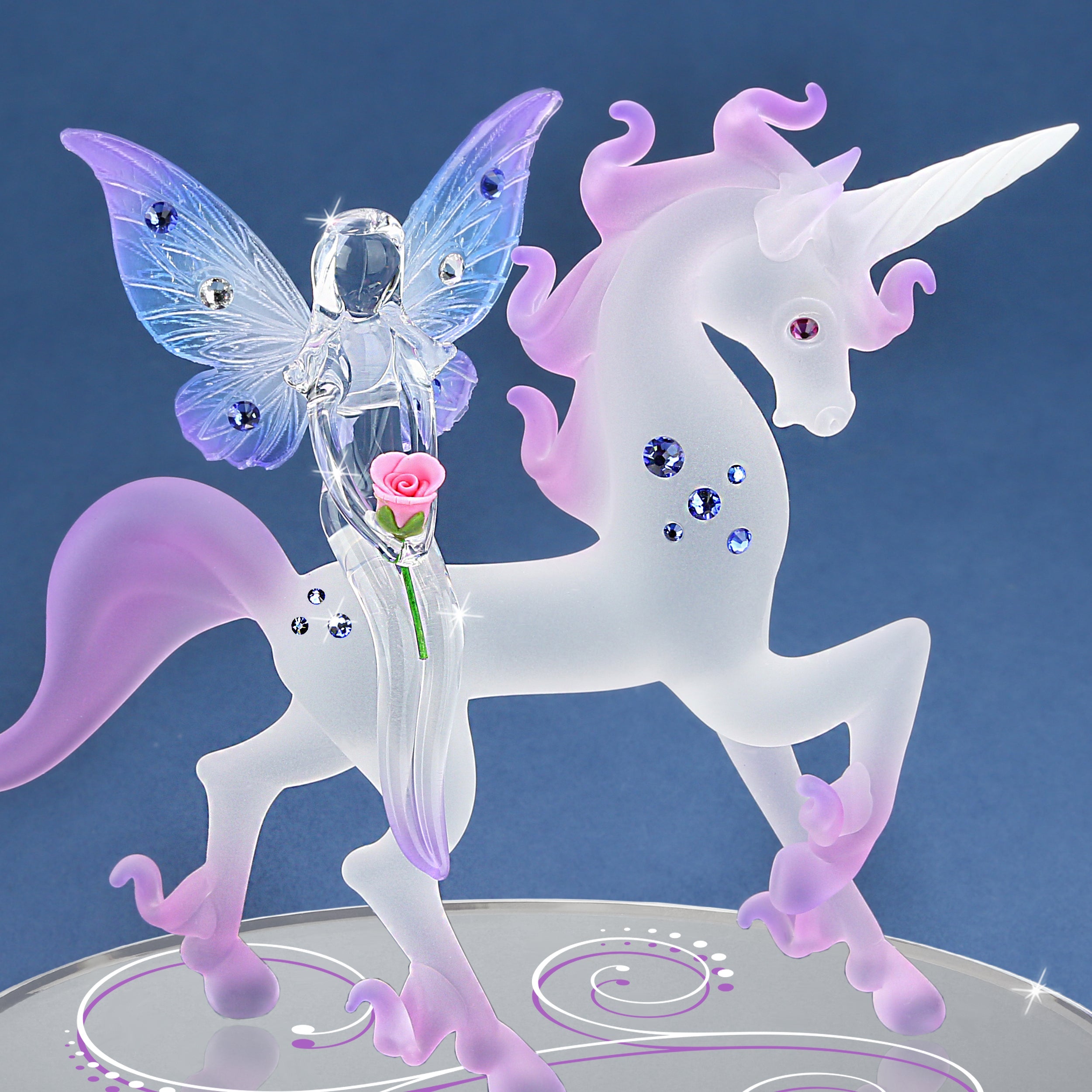 S5 574-F: Unicorn with Fairy | Figurine | Wiccan Center