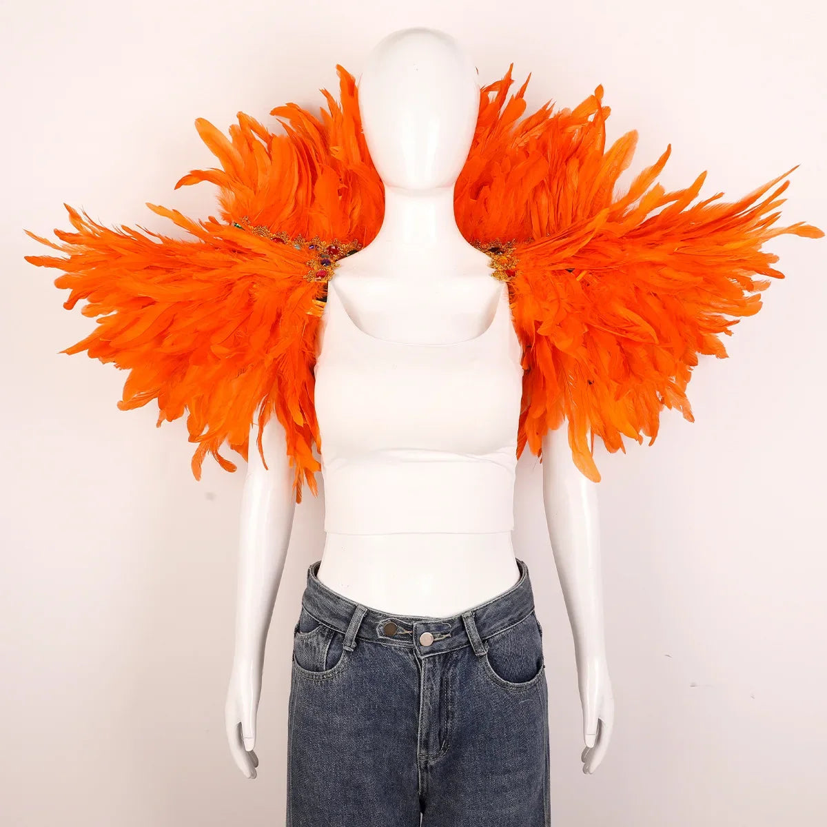 Festival Carnival Feather Shawl | Feather Shawl | Wiccan Center