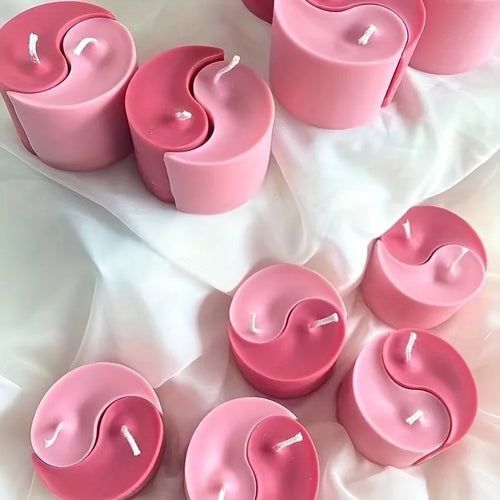 1pc Tai Chi Yin Yang Candle Silicone Molds - DIY Handmade Epoxy Resin Craft - Plaster Moulds for Home Decor and Party Supplies | | Wiccan Center