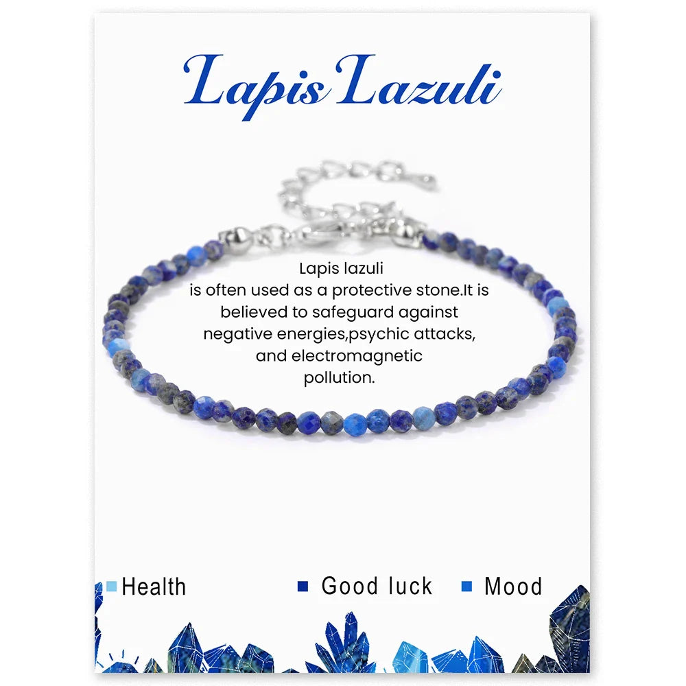 Faceted Gemstone Bead Bracelets | bracelets | Wiccan Center