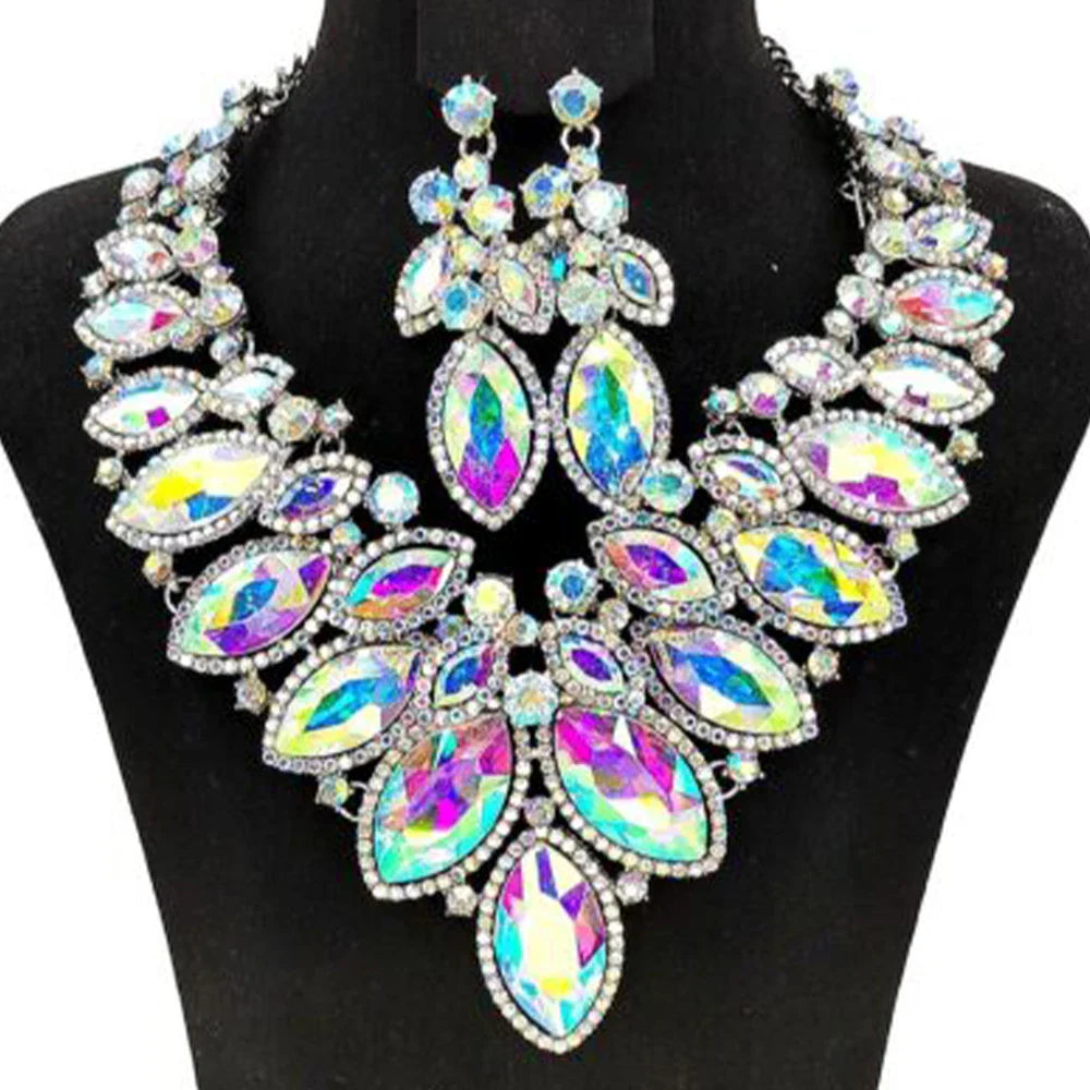 Rhinestone Drop Crystal Drop & Crystal Drop Set | Jewelry Sets | Wiccan Center