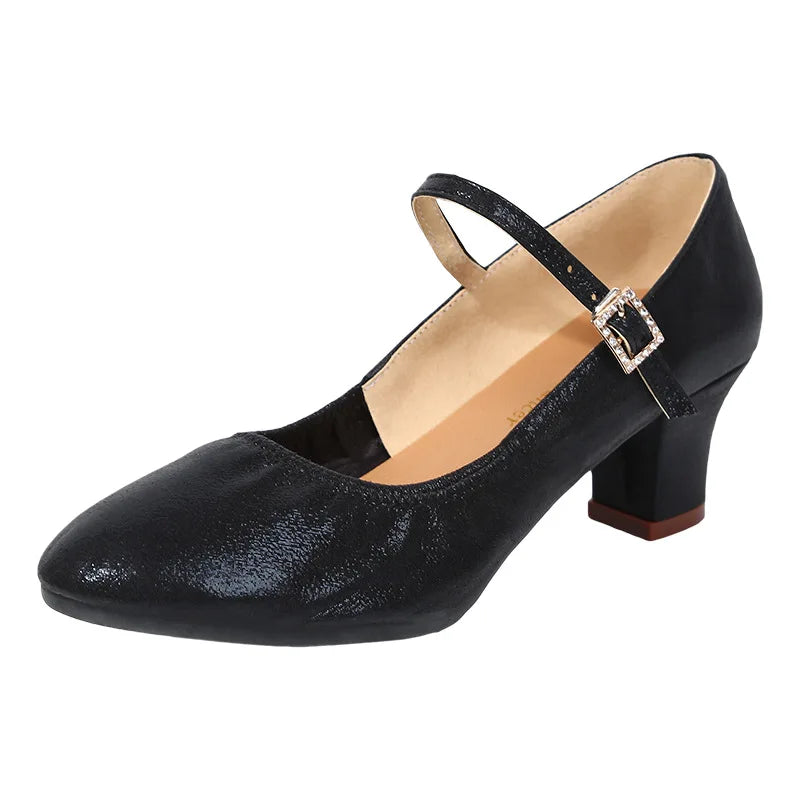 The Stardust Darling Mary Jane – Classic Block Heel Practice Shoe | Shoes | Wiccan Center