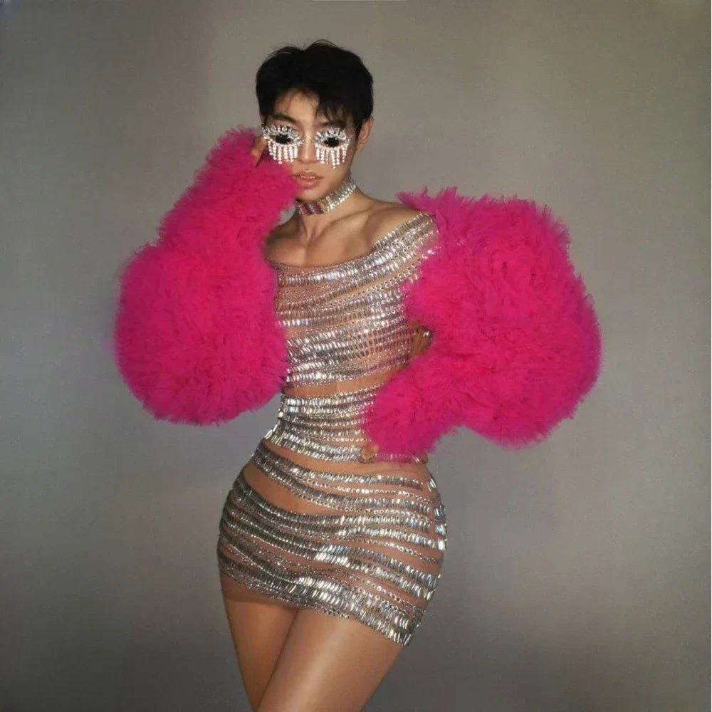 Women's Stage Performance Outfit | Party Jackets, Mini Dresses & Bodysuit | Costume Sets | Wiccan Center