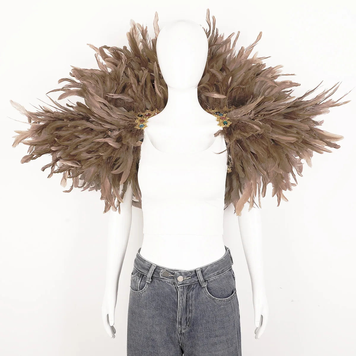 Festival Carnival Feather Shawl | Feather Shawl | Wiccan Center