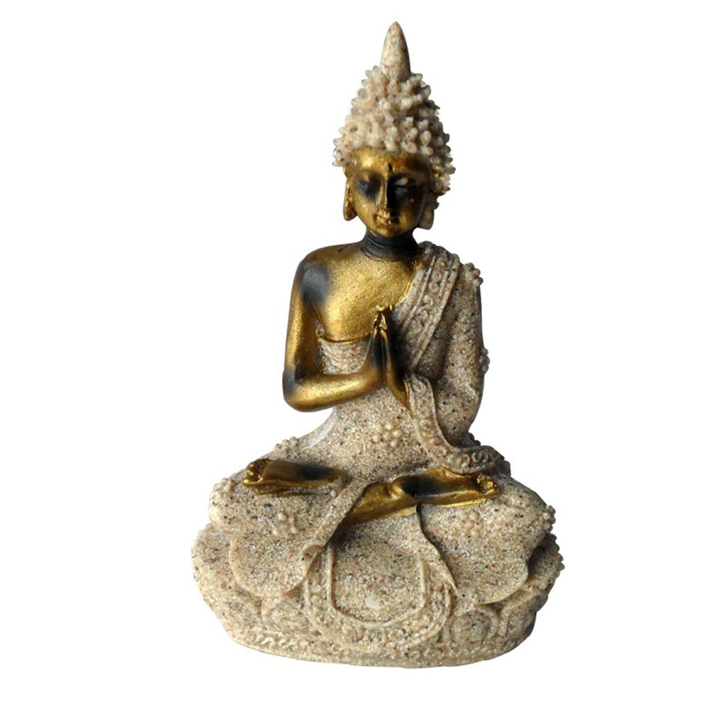 Miniature Sandstone Meditation Buddha | Meditation Tools | Wiccan Center