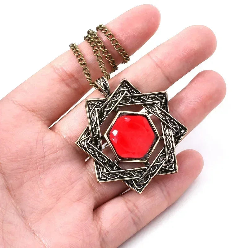 Amulet of Mara Arkay Necklace Morrowind Pendant Necklace for Women Men Cosplay Jewelry Gift | | Wiccan Center