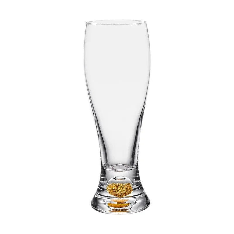 High-grade luxury gold leaf crystal glass craft beer mug large capacity beer mug beverage juice glass | | Wiccan Center