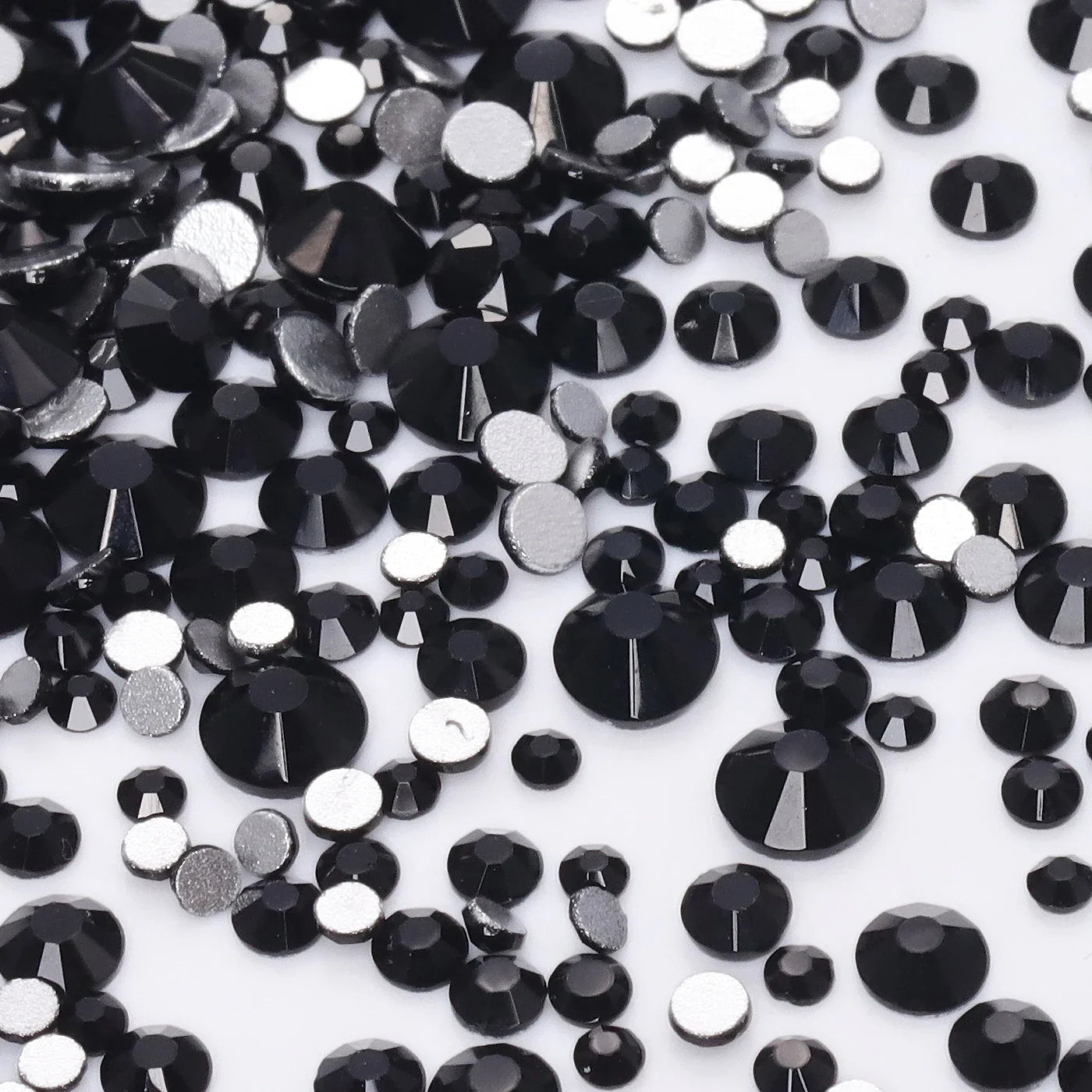 1440PCS SS3-SS20 Mix Size Non-Hotfix Glass FlatBack Rhinestones