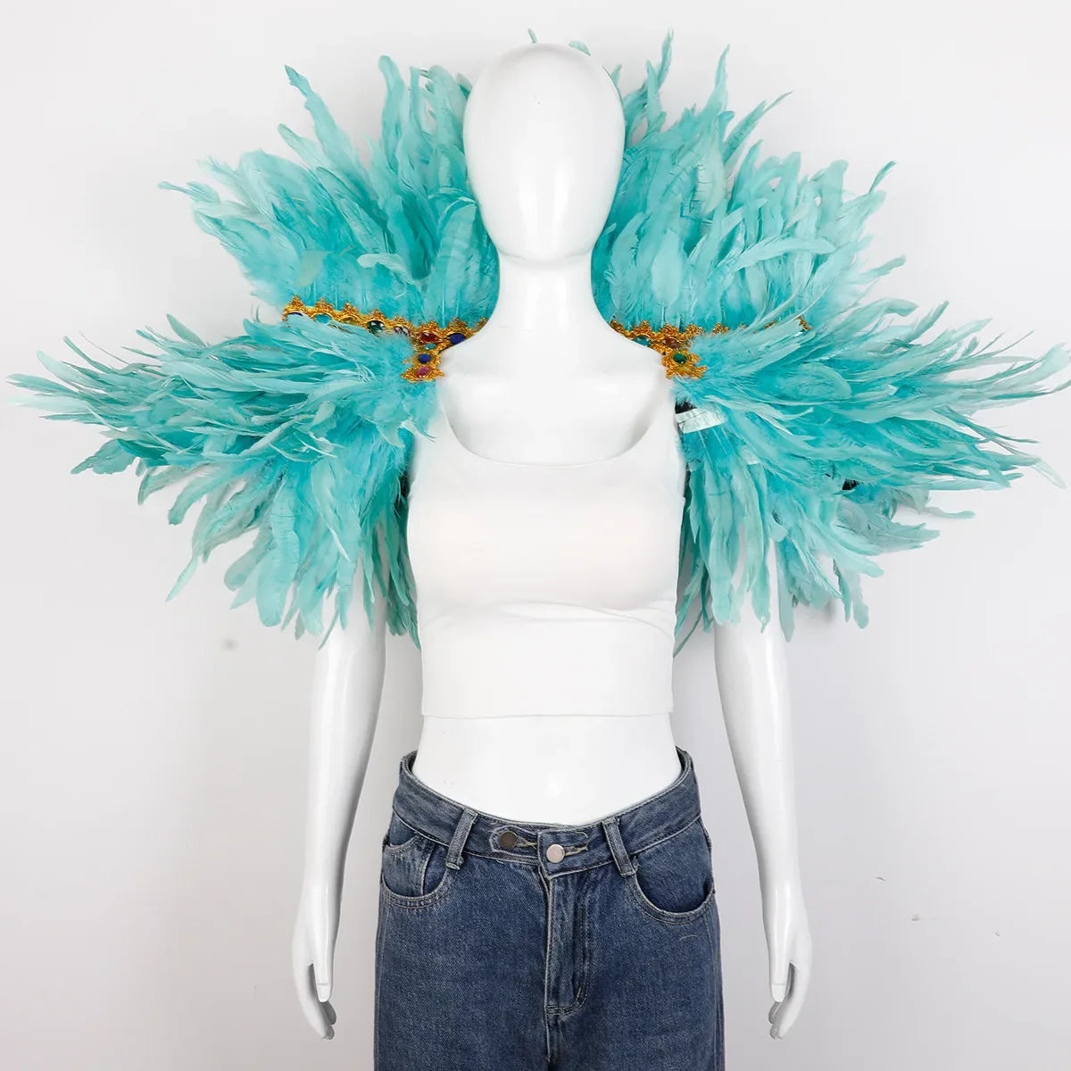 Festival Carnival Feather Shawl | Feather Shawl | Wiccan Center