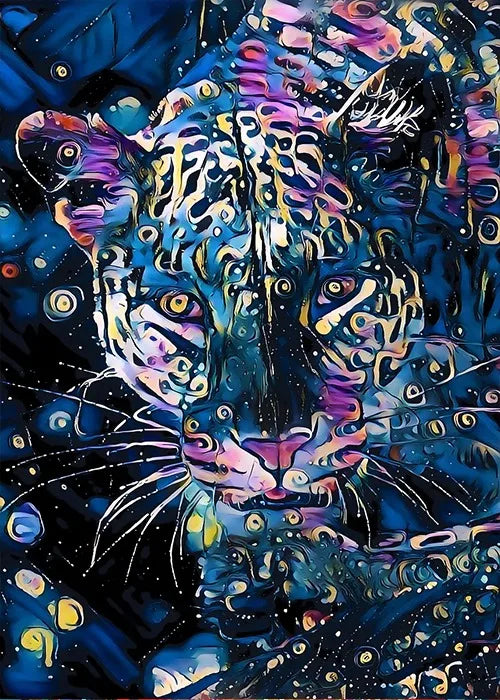 Vapour Abstract Animals Oil Painting Poster Vintage Abstract Oil Painting Animals Art Decor Home Room Aesthetic Canvas Prints