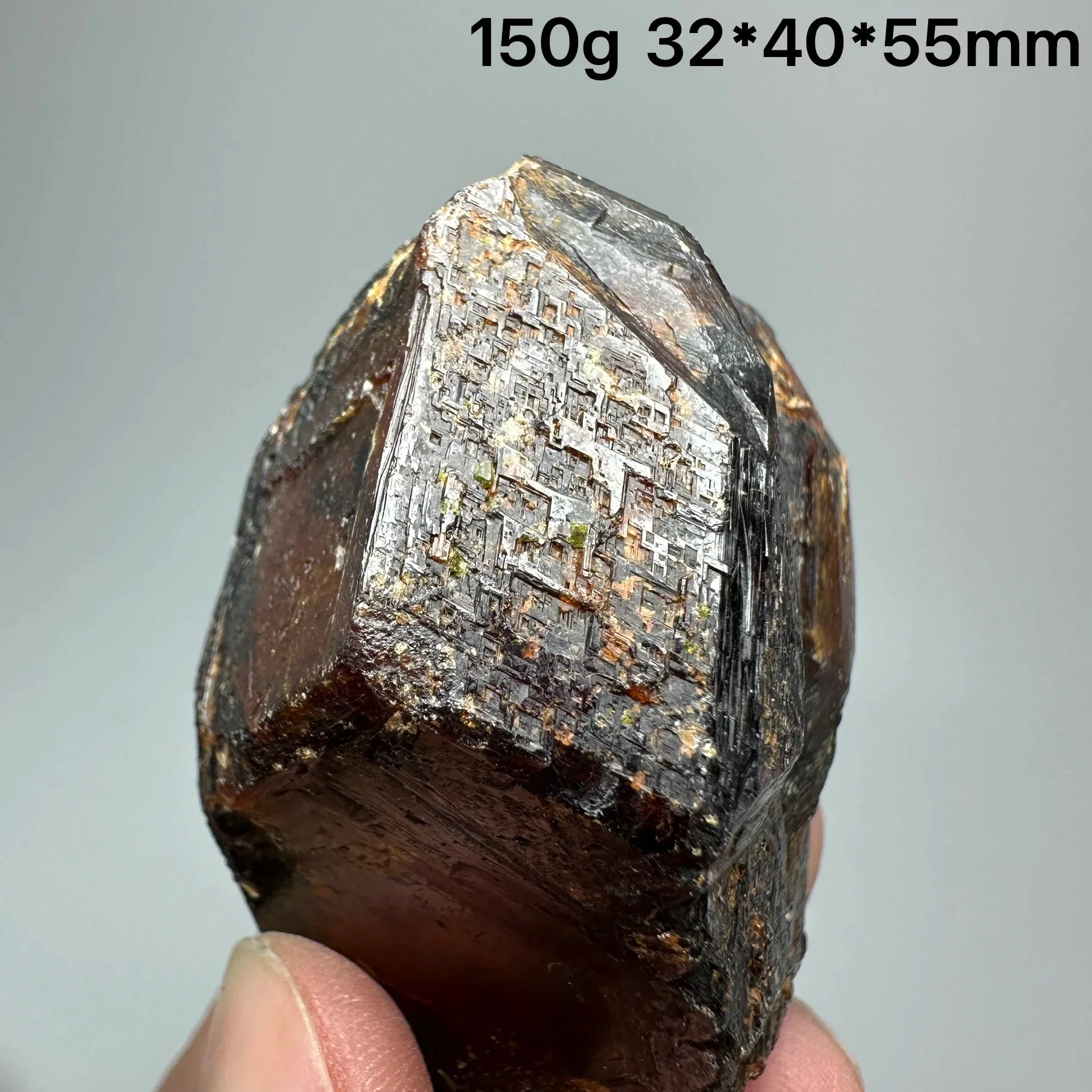 Natural Dark Brown Andradite Garnet Cluster Raw Crystal Mineral Specimen Calcite Matrix Healing Stone Home Decoration