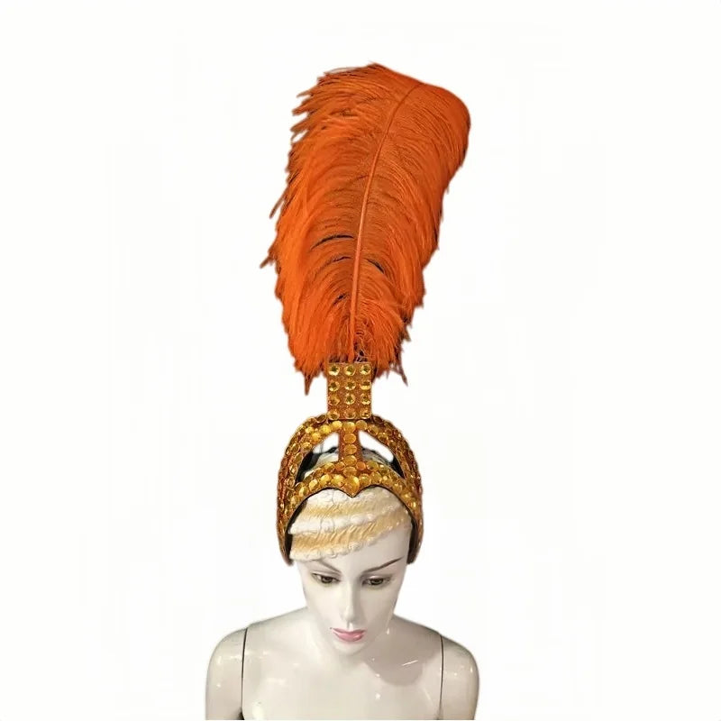 The Stardust Sahara – Mohawk Feather Carnival & Samba Headdress | Headdress | Wiccan Center
