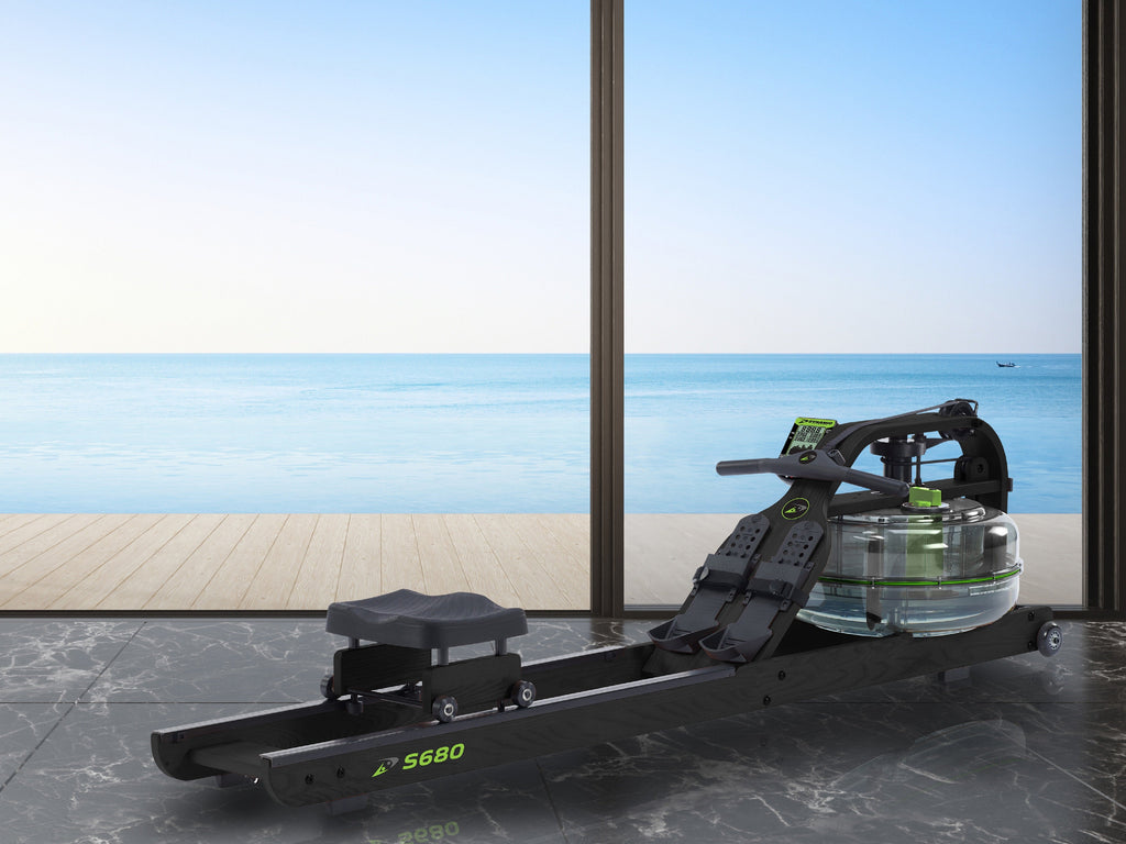 Dynamic Fluid Rower - S680 Timber | Pilates Rower | Wiccan Center