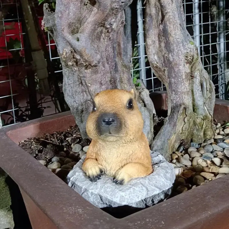 Simulation Animal Groundhog Cute Ornaments Outdoor Aarden Decoration Patio Balcony Arrangement Flower Pot Yard Gardening Decor | | Wiccan Center