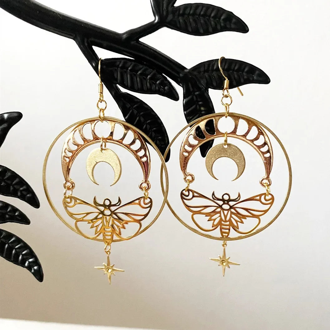 Assorted Moth & Butterfly Dangle Earrings | earrings | Wiccan Center