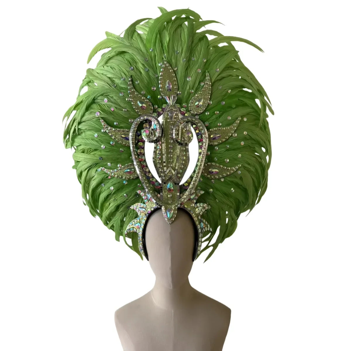 The Stardust Copacabana Feather Crown – Samba Parade Headdress | Headdress | Wiccan Center