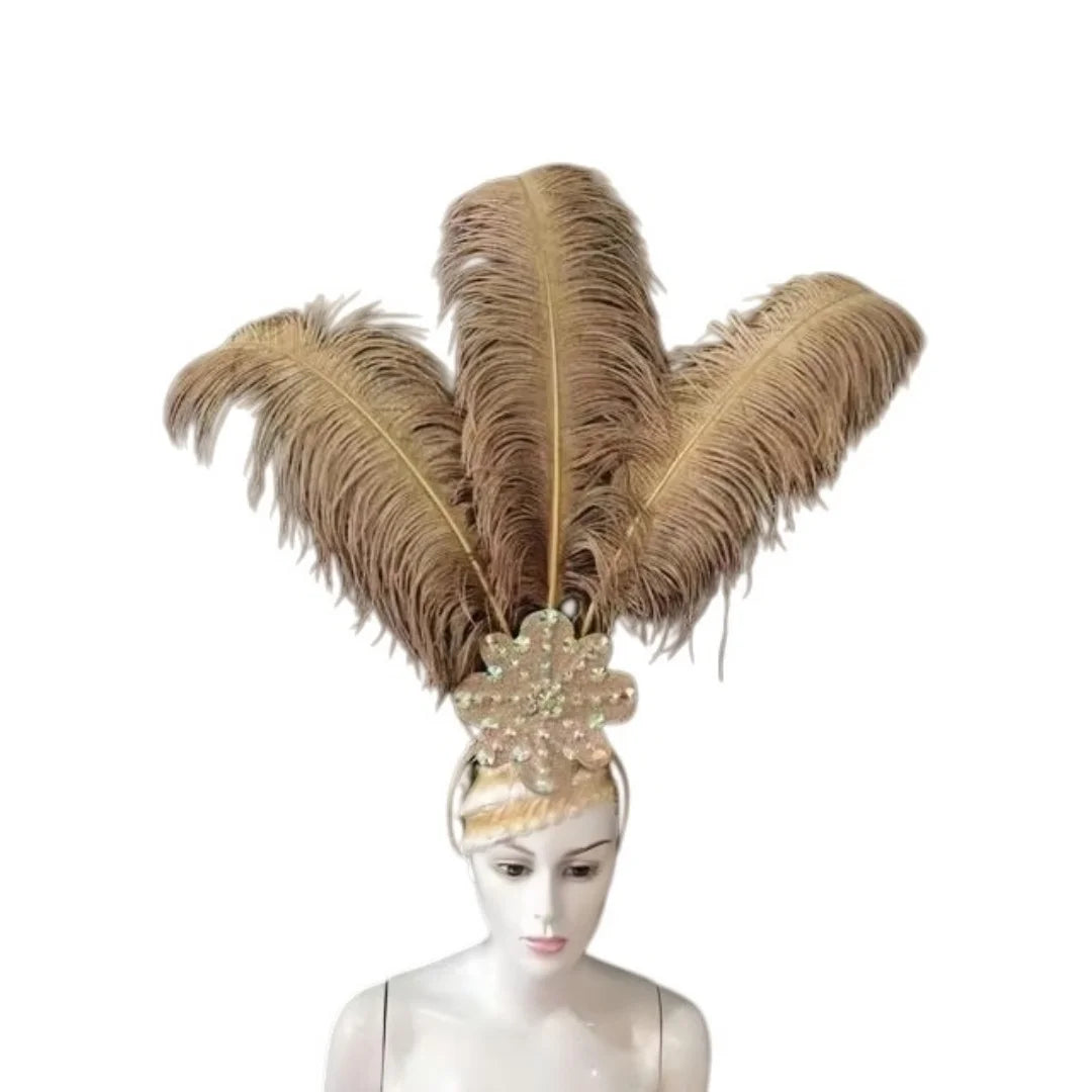 The Stardust Flora Cabaret Crown – Five-Flower Rhinestone Headdress | Headdress | Wiccan Center
