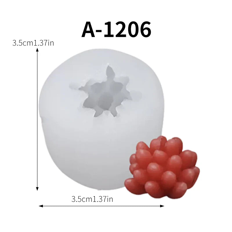 Simulation succulent liquid silicone mold DIY candle fragrance resin drop mold cake creative mold