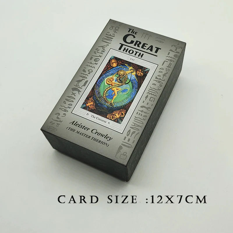80Pcs Crowley Classic THOTH Tarot Pocket Version Board Games For Party Mysterious Divination Oracle Playing Cards | | Wiccan Center