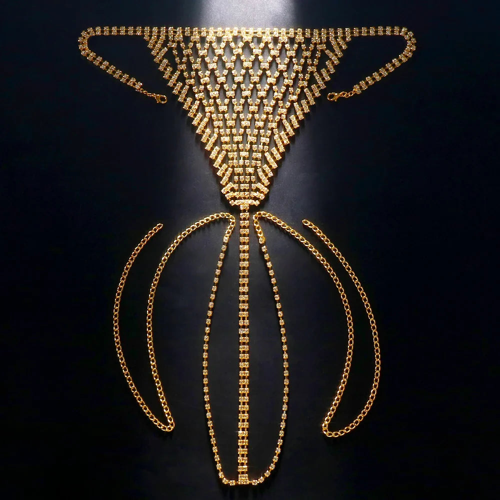 Crystal Bikini Body Chain | Body Chains | Wiccan Center