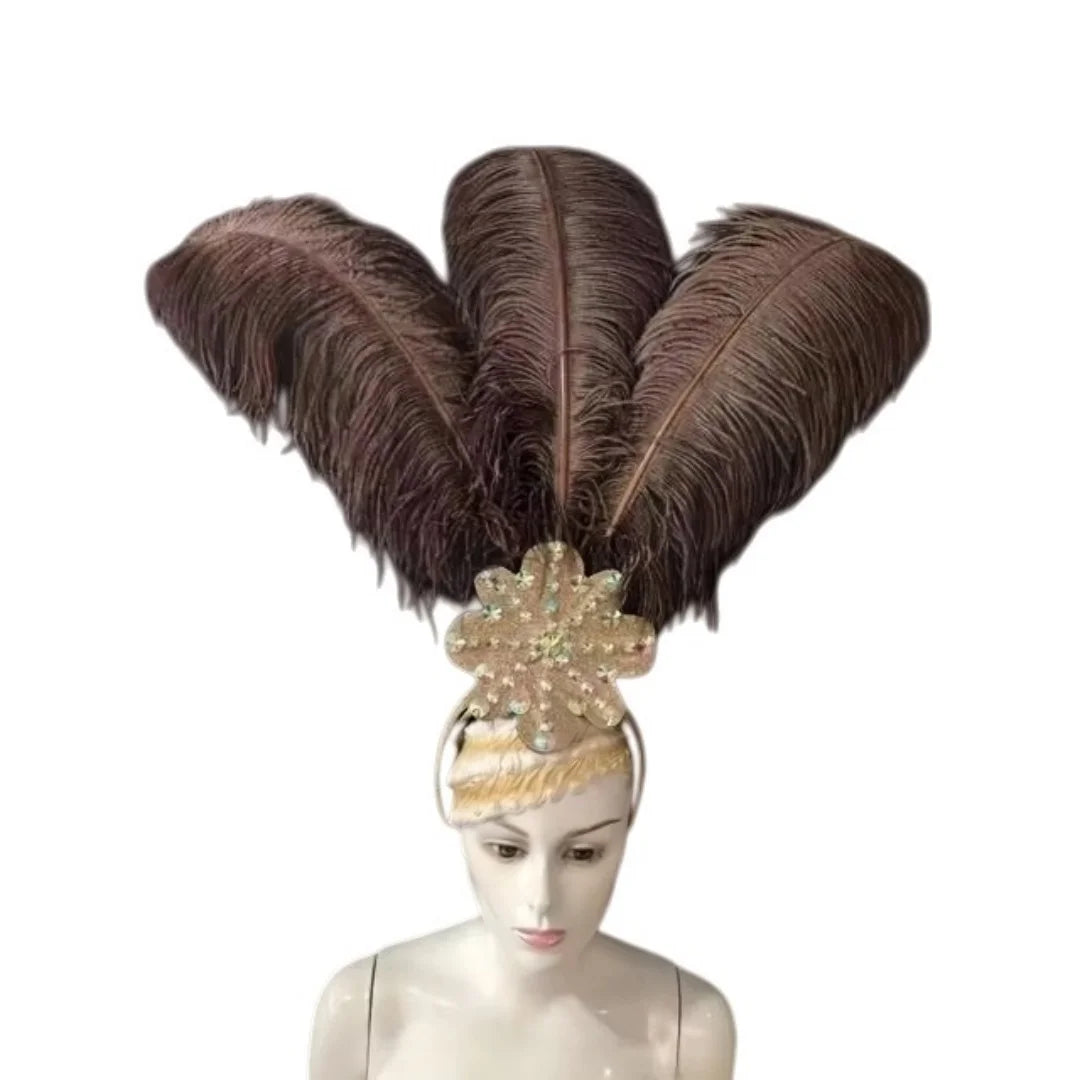 The Stardust Flora Cabaret Crown – Five-Flower Rhinestone Headdress | Headdress | Wiccan Center