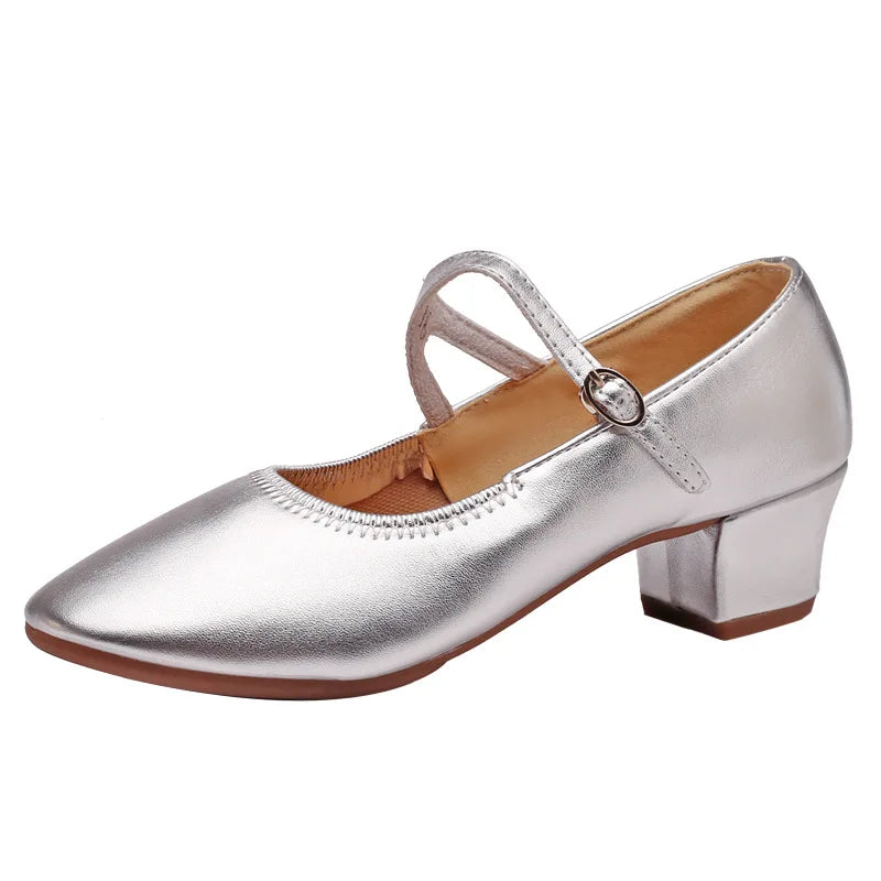 The Stardust Carousel Mary Jane – Classic Low-Heel Dance Pump | Shoes | Wiccan Center