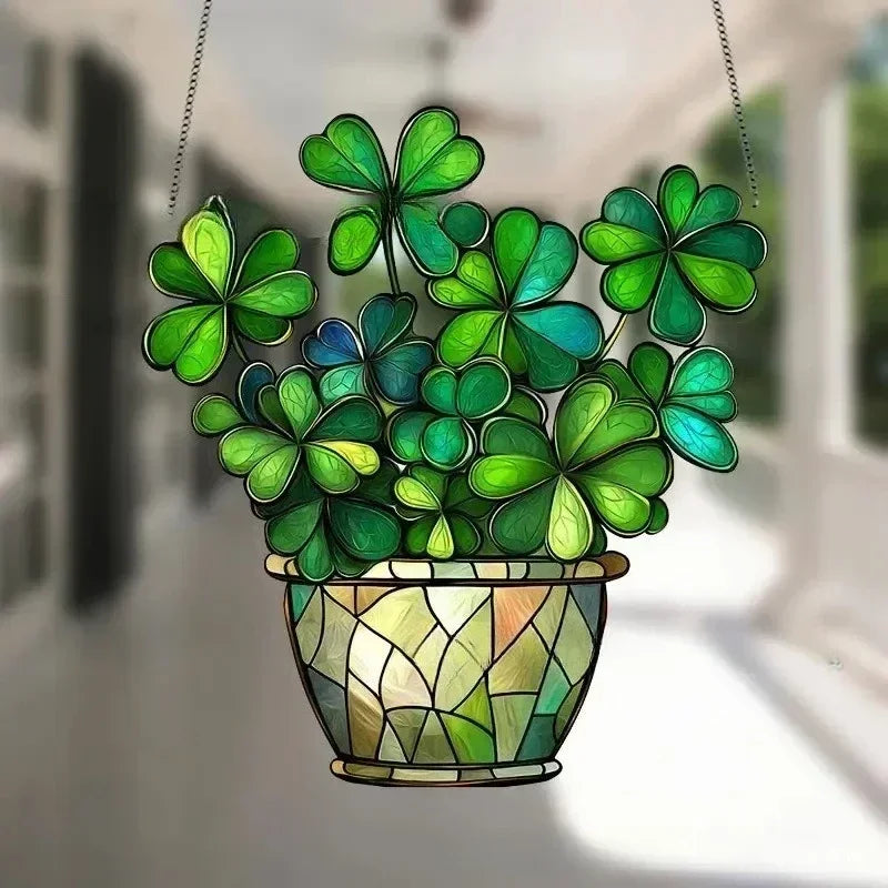 Enchanting Hummingbird Suncatcher – Vibrant Stained Glass Window Hanging Decor | | Wiccan Center