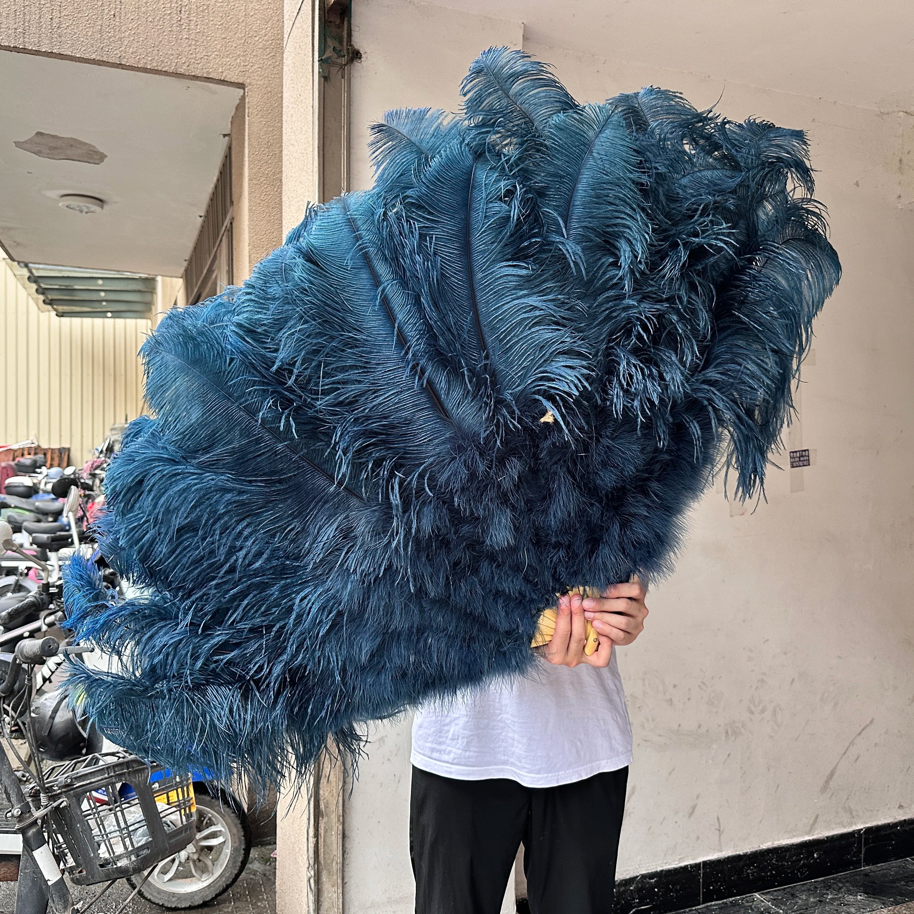 130CM Ostrich Feather Fans | Feather Fans | Wiccan Center