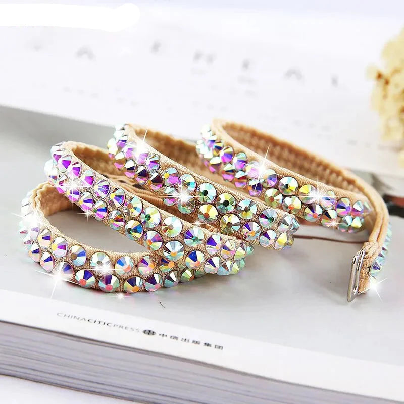 Sparkly Colorful Rhinestone Waist Chain Belt Belly Dance Body Jewelry | Bracelets | Wiccan Center