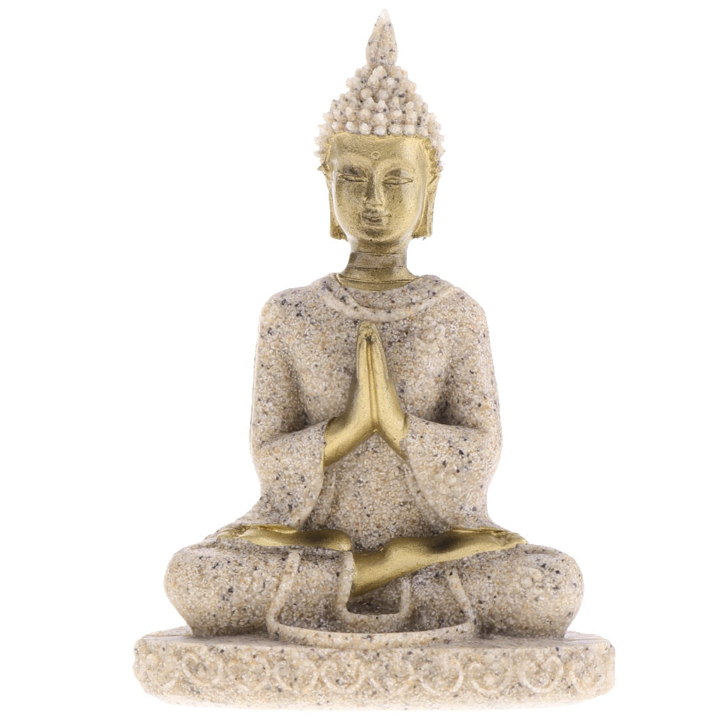 Miniature Sandstone Meditation Buddha | Meditation Tools | Wiccan Center