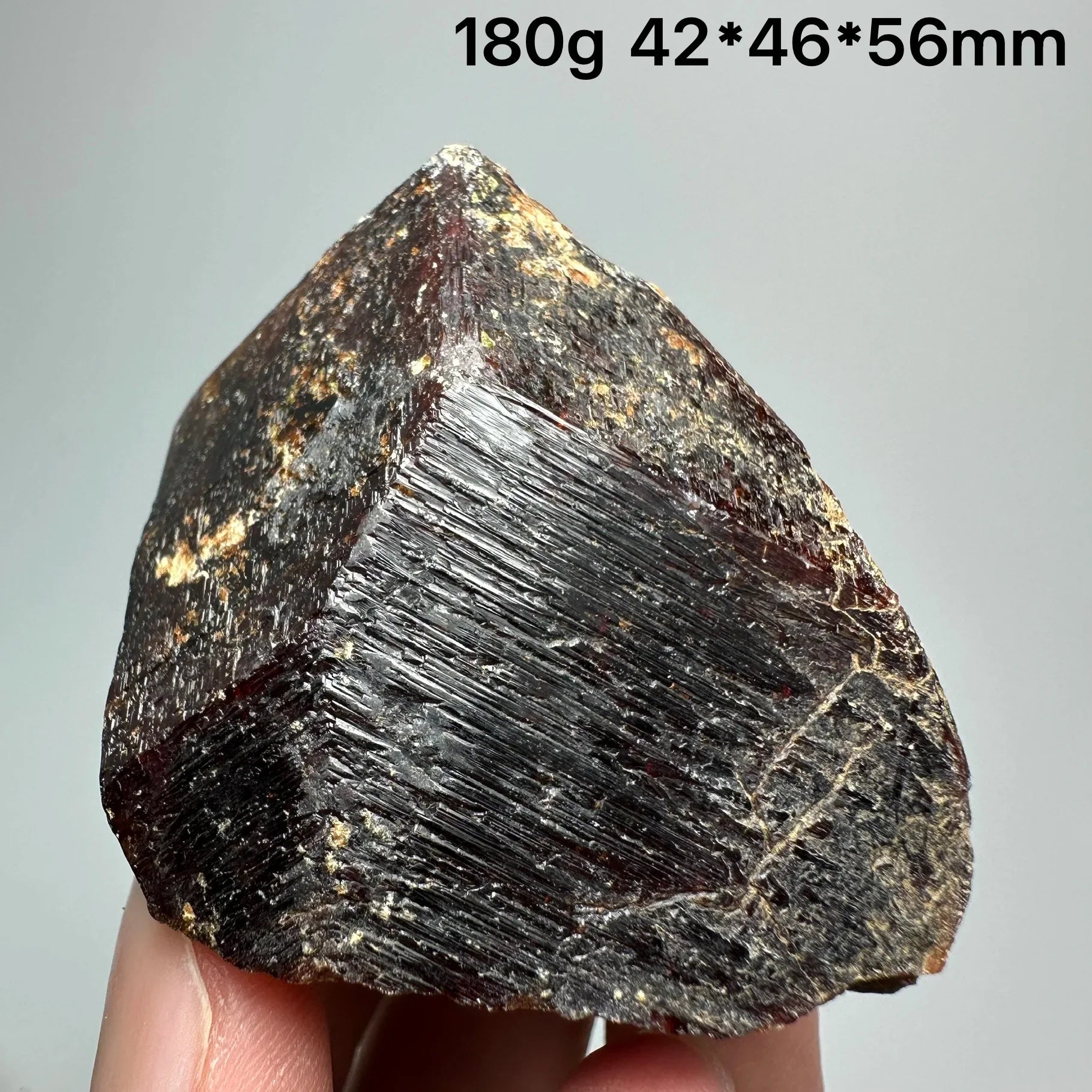 Natural Dark Brown Andradite Garnet Cluster Raw Crystal Mineral Specimen Calcite Matrix Healing Stone Home Decoration