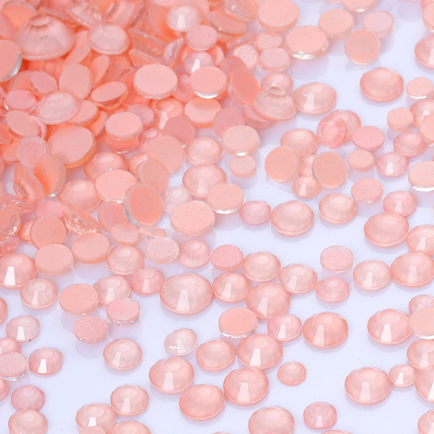 1440PC Mix Size SS6-SS20 Mocha Neon Glass FlatBack Non-Hotfix Rhinestones | Non-Hotfix | Wiccan Center