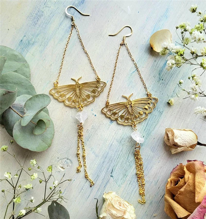 Assorted Moth & Butterfly Dangle Earrings | earrings | Wiccan Center