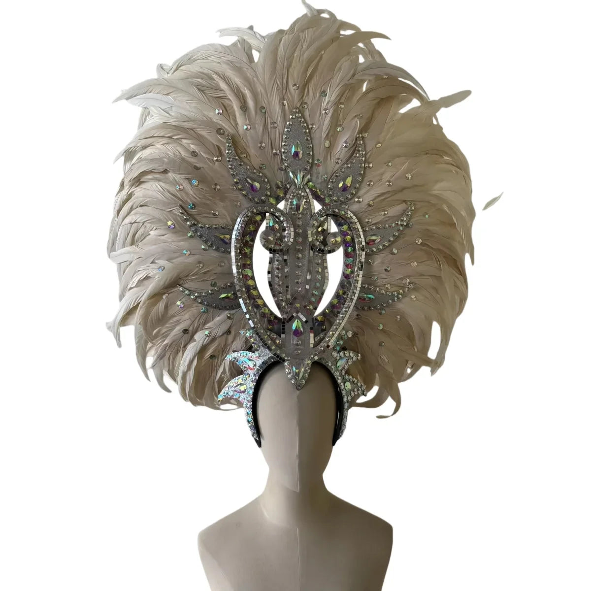 The Stardust Copacabana Feather Crown – Samba Parade Headdress | Headdress | Wiccan Center