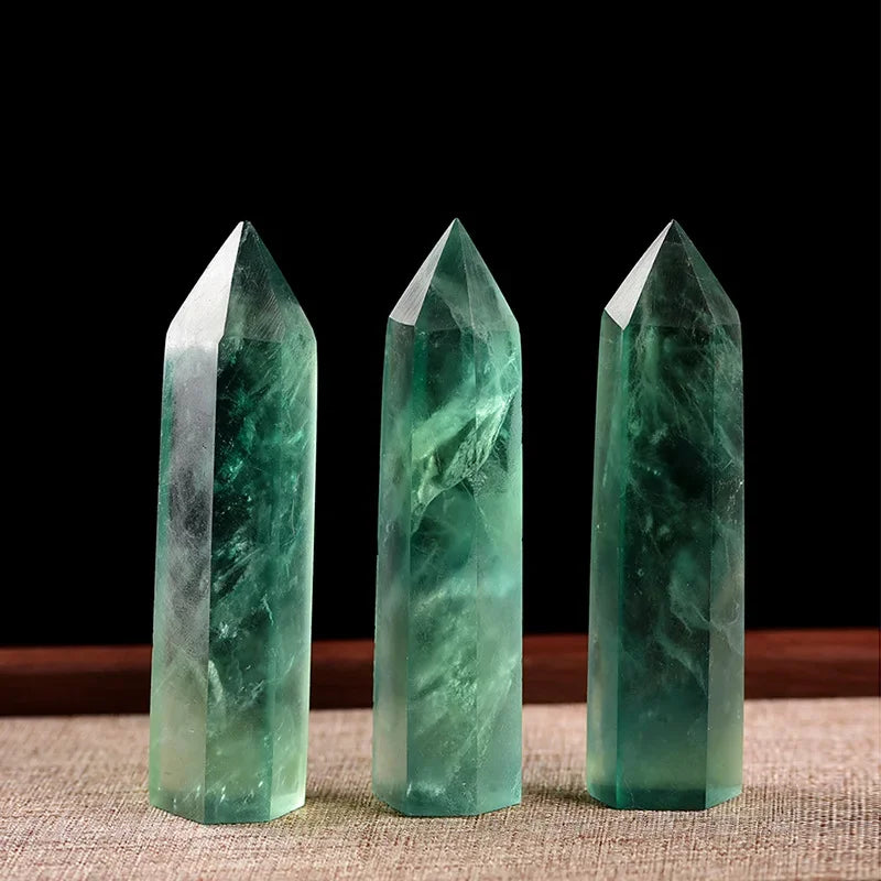 Natural Stone and Crystals Point Wand Witchcraft Rose Quartz Amethyst Home Decor Mineral Reiki Healing Stones Crafts Room Decor