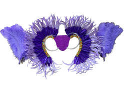 Two-Tone Feather Wing Backpiece Stage Costume Accessory | Back Pieces | Wiccan Center