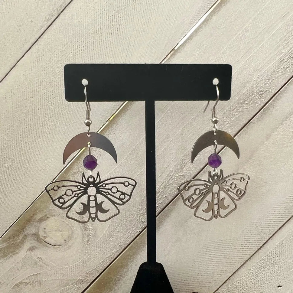 Assorted Moth & Butterfly Dangle Earrings | earrings | Wiccan Center