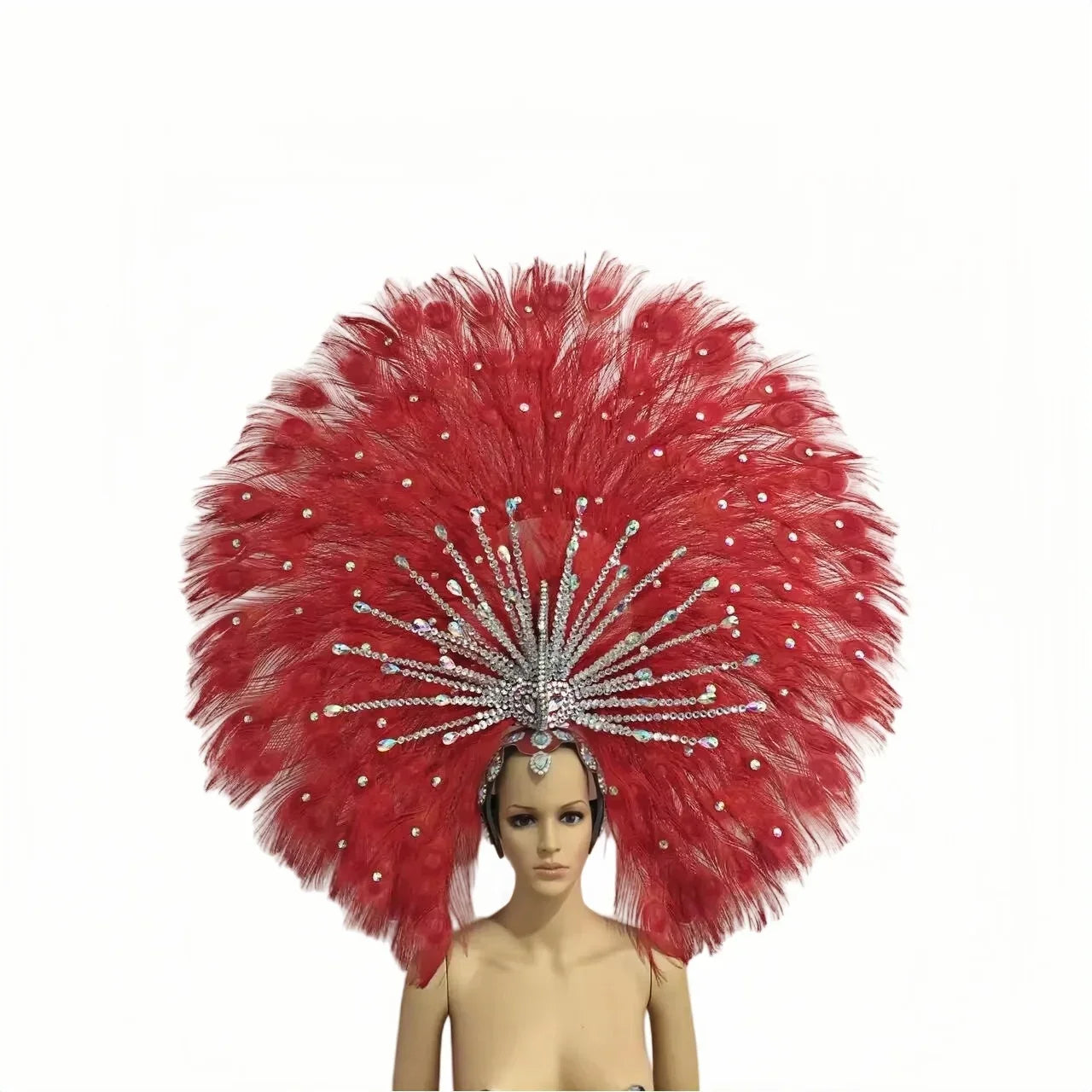 The Stardust Mirage – Premium Mohawk Feather Samba Carnival Headdress