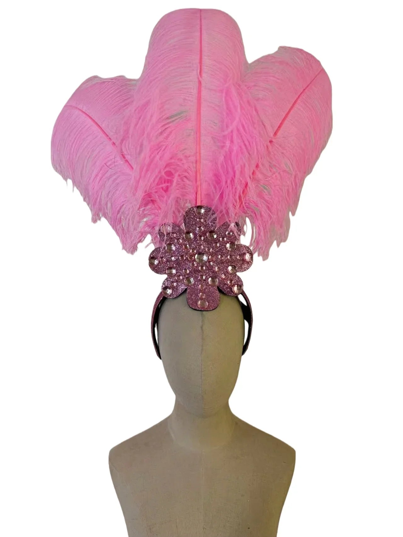 The Stardust Flora Cabaret Crown – Five-Flower Rhinestone Headdress | Headdress | Wiccan Center