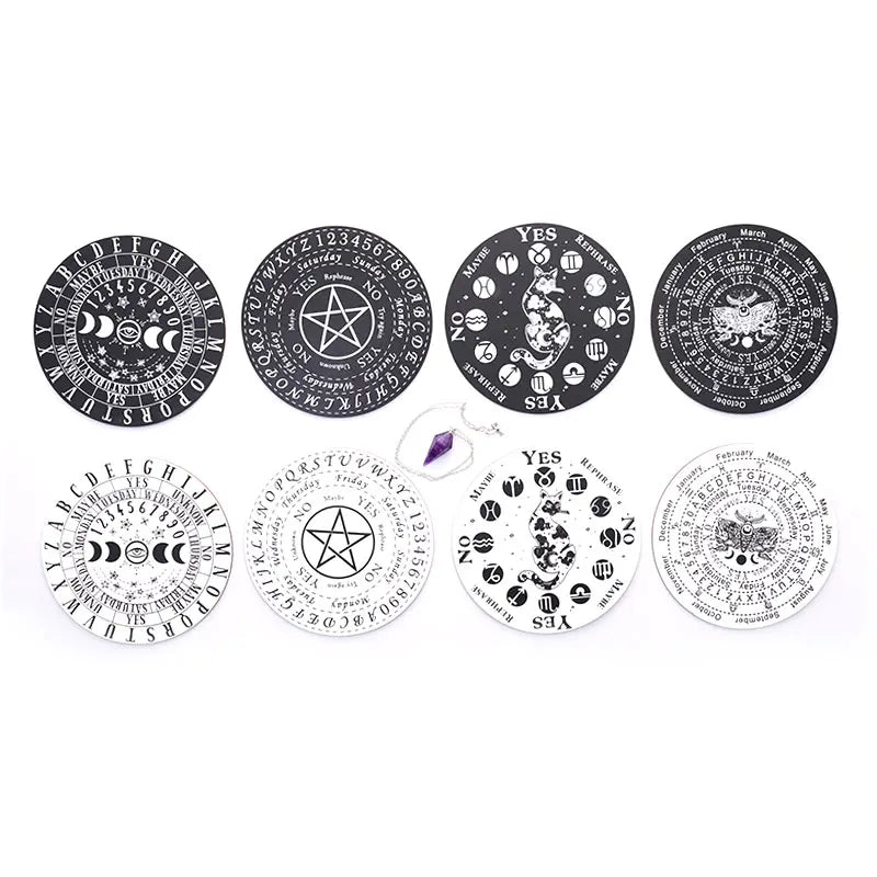 Wood Pendulum Boards | Pendulum Board | Wiccan Center