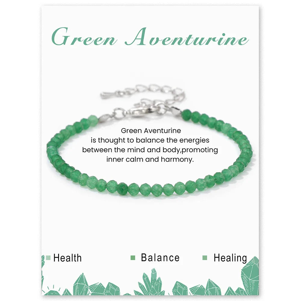 Faceted Gemstone Bead Bracelets | bracelets | Wiccan Center