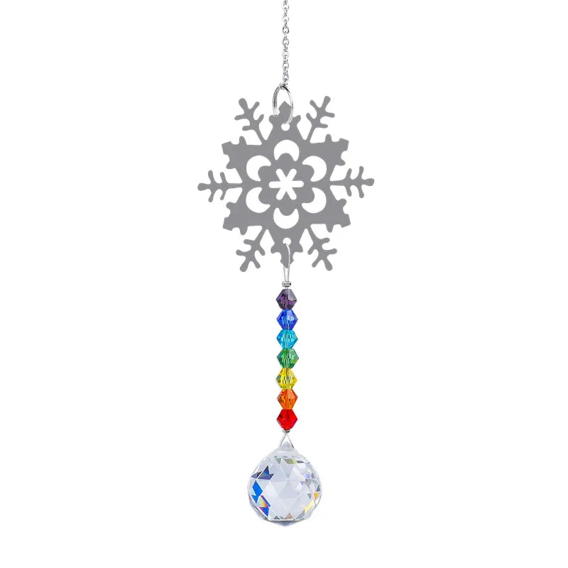 Animal metal sheet butterfly pendant crystal ball prism sun catcher DIY hanging decoration window decoration garden sun catcher | | Wiccan Center