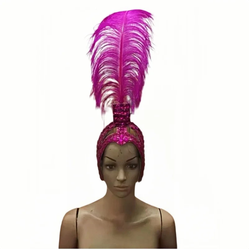 The Stardust Sahara – Mohawk Feather Carnival & Samba Headdress | Headdress | Wiccan Center