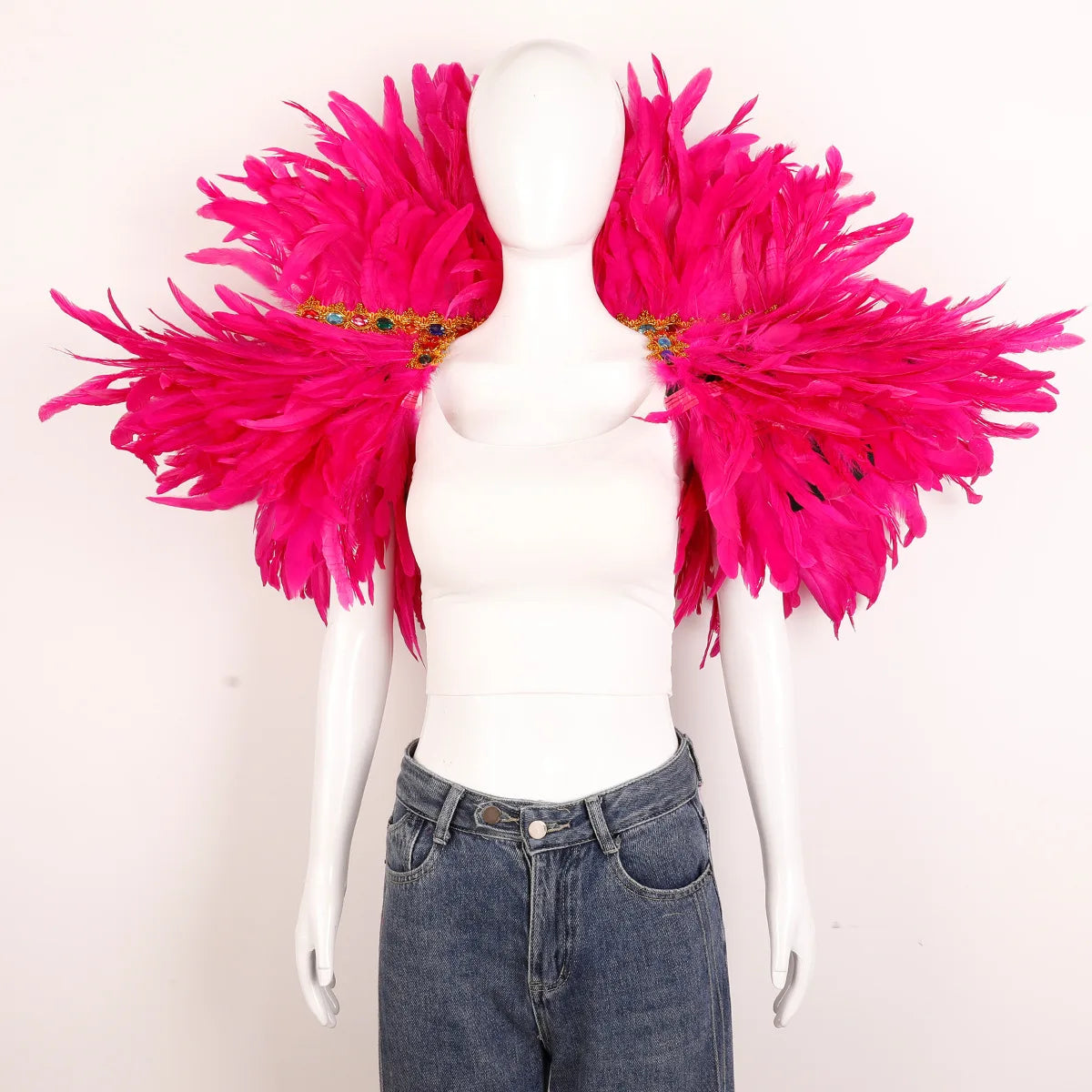 Festival Carnival Feather Shawl | Feather Shawl | Wiccan Center